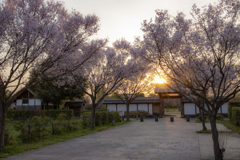 旗本徳山陣屋の夕暮れ時2