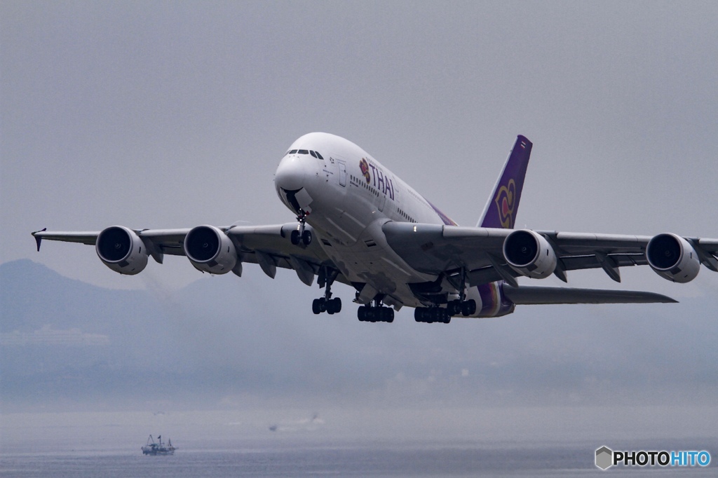 白い海 白い空