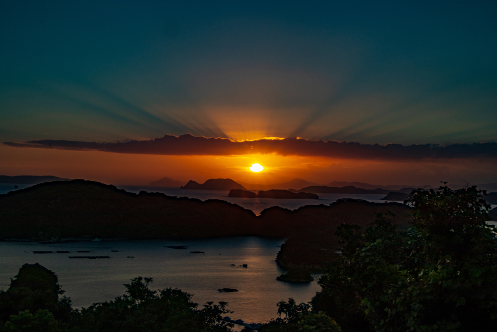 夕日