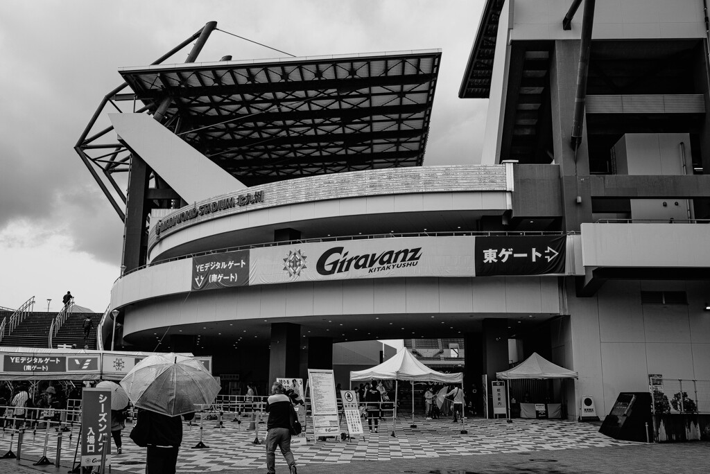 スタジアム入場