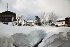 我が家周りの積雪