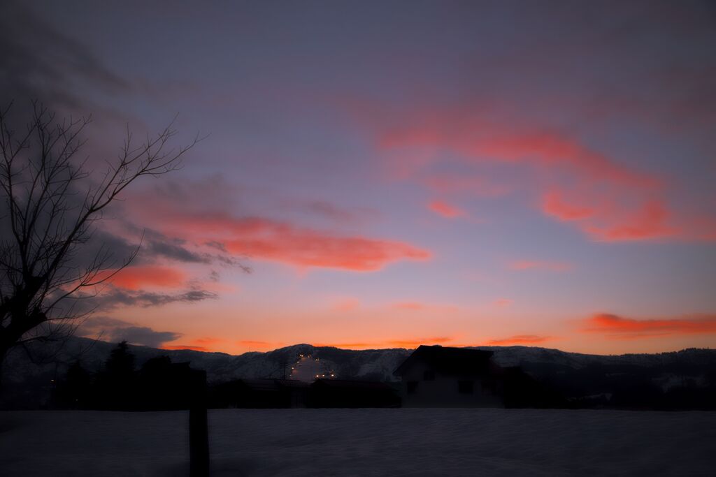 久しぶりの夕焼け小焼け