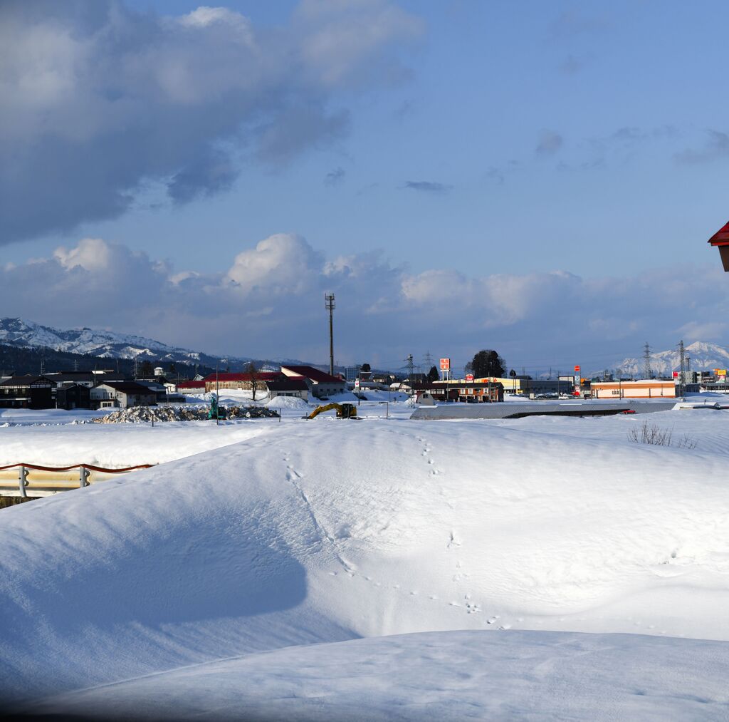 雪消えは４月