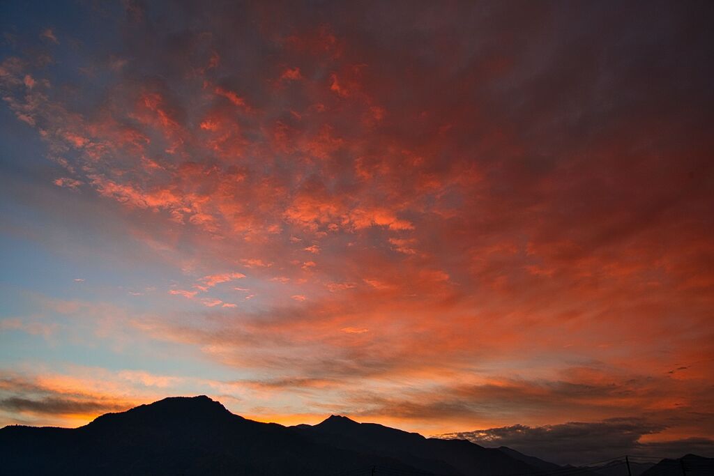 今朝の空