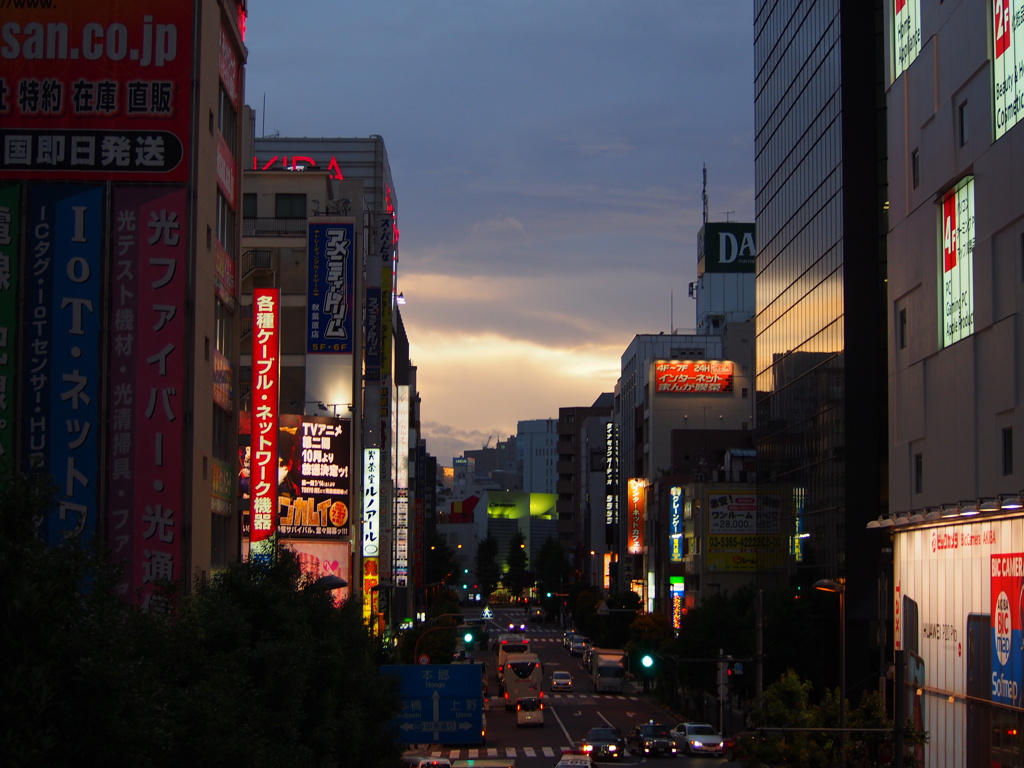 日没の秋葉原