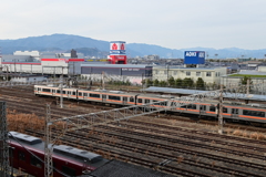アパホテル大垣駅前からの俯瞰