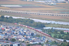 函館本線藤城支線俯瞰