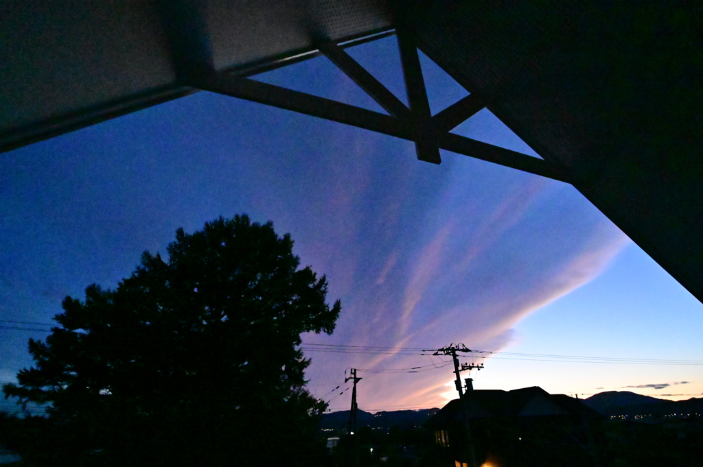 道南の不思議な雲