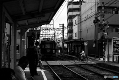 チンチン電車のある風景