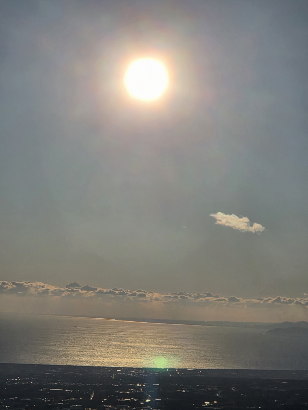 ２０２６．１．２の太陽と駿河湾
