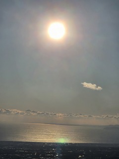 ２０２６．１．２の太陽と駿河湾