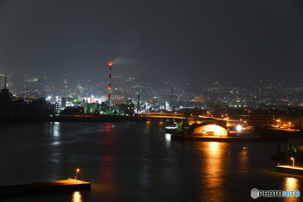 工場夜景