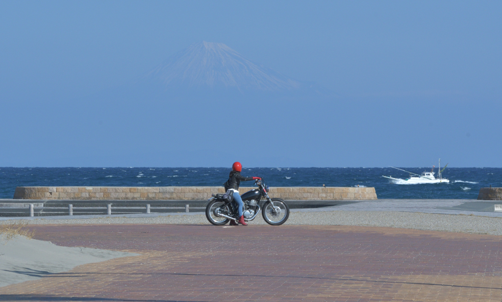 大海原の先に