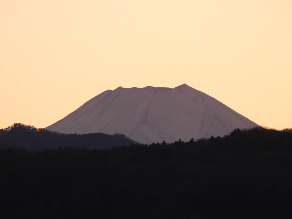 富士山夕景