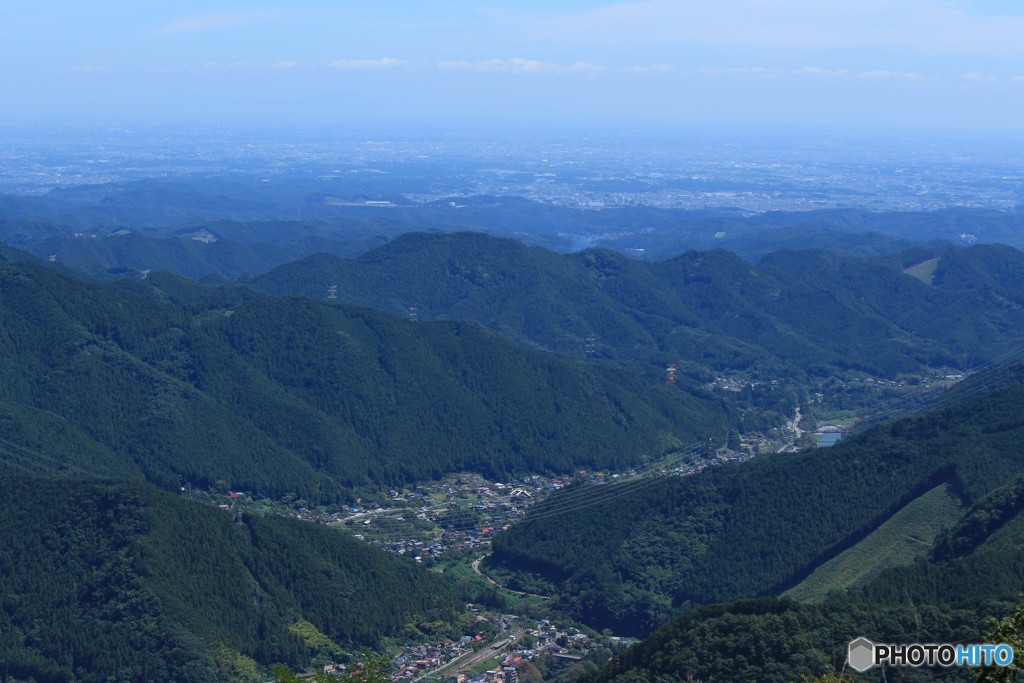 御岳山より