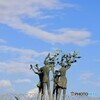 青空に放つ