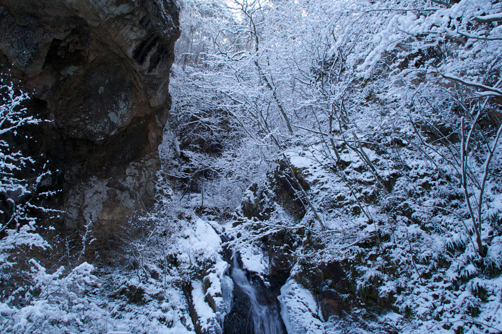 夢想滝雪景