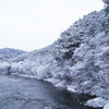 雪の奥久慈渓谷