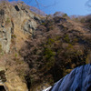 袋田の滝と屏風岩