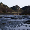 久慈川を流れるシガと小だるま・大だるま岩