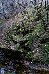 夢想滝渓谷の岩畳