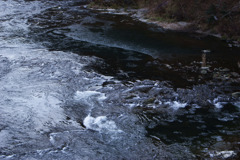 シガの流れる冬の久慈川