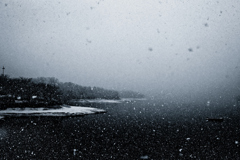 雪の千丈寺湖 2010/12/30 ①