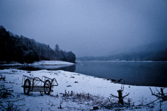 雪の千丈寺湖 2010/12/30 ②