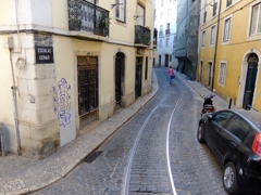 tramway in Lisbon