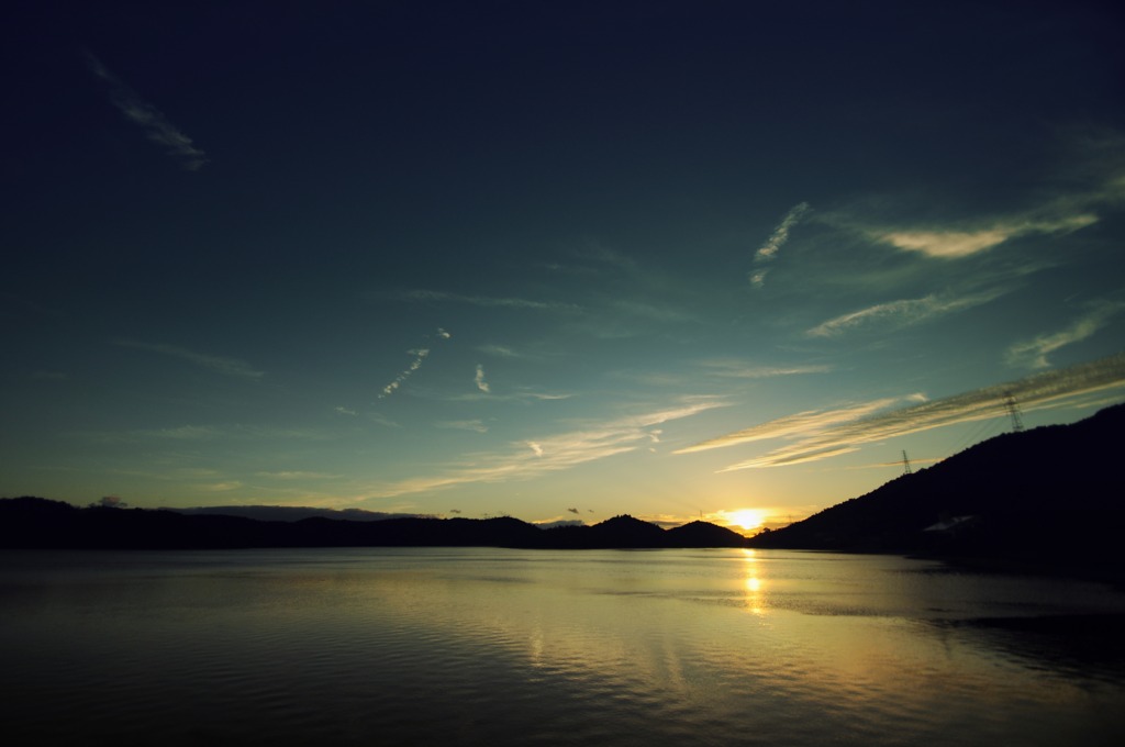 この町の夕暮れ