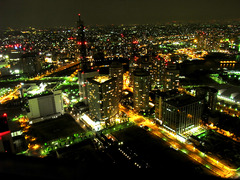 横浜の夜景 @ Royal Park Hotel