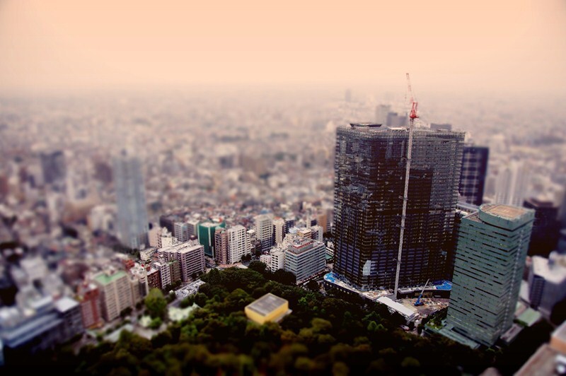 都庁展望台より