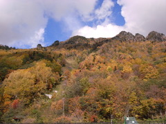 ひと足早い紅葉 in 層雲峡