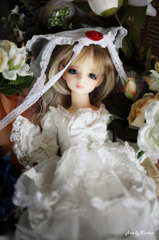 花の中の花嫁