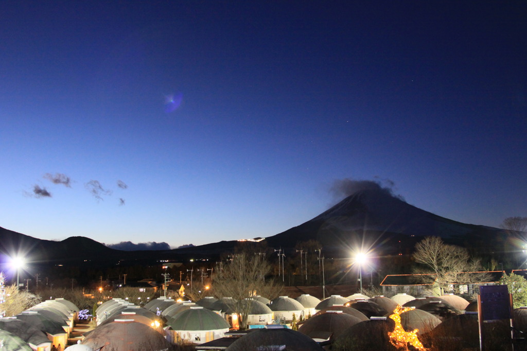 午後６時の富士山