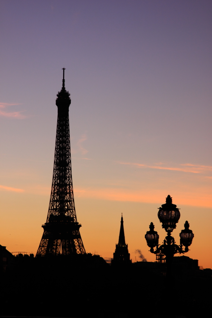 Coucher de soleil de Paris