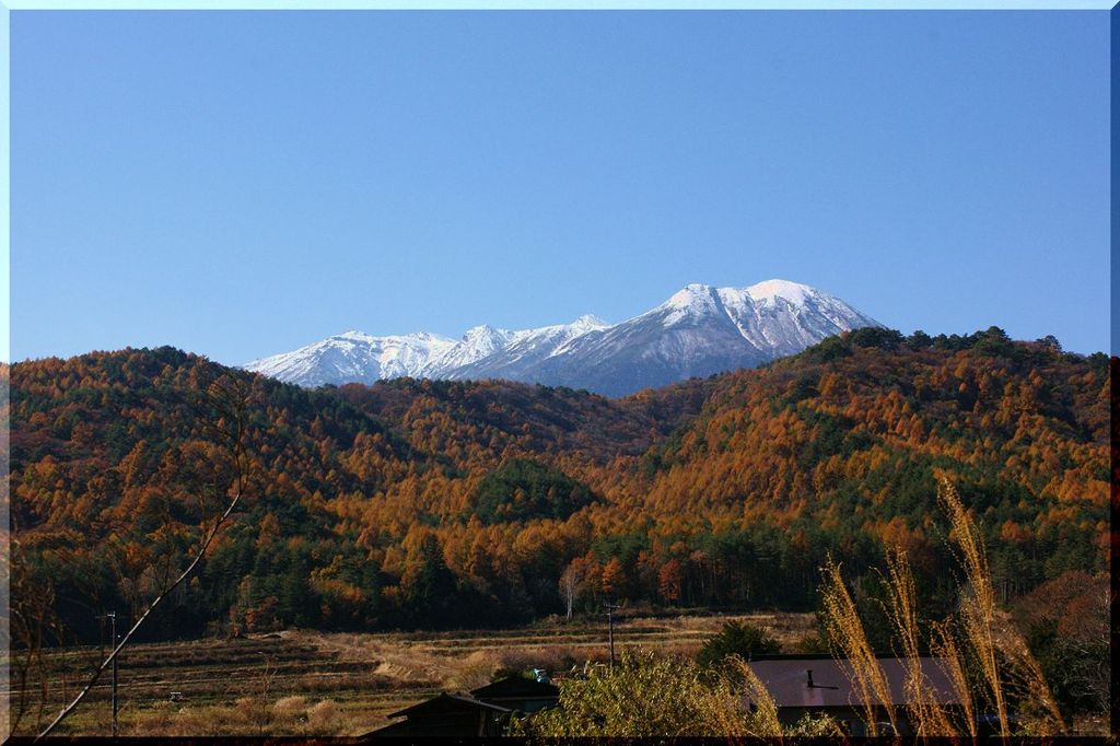 冠雪の御岳山