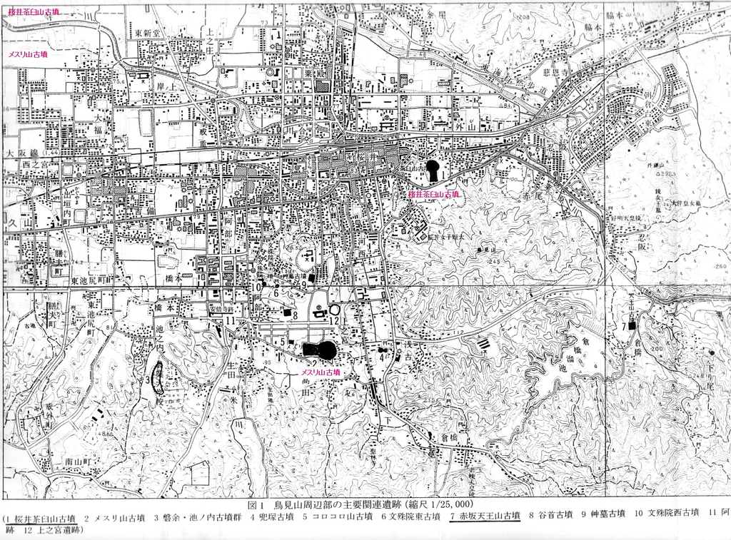 桜井茶臼山地図