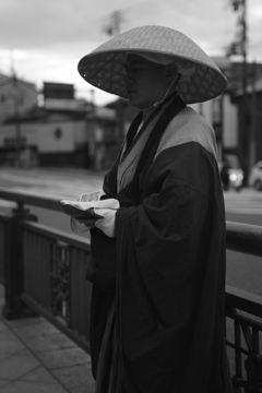 京都年の瀬散歩－修行僧－