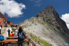 槍ヶ岳山荘到着