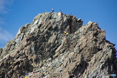 山頂を極める
