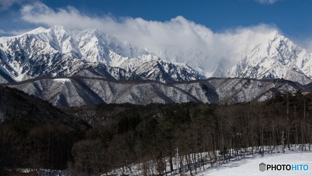 厳冬後立山