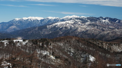 横川山から中央アルプス