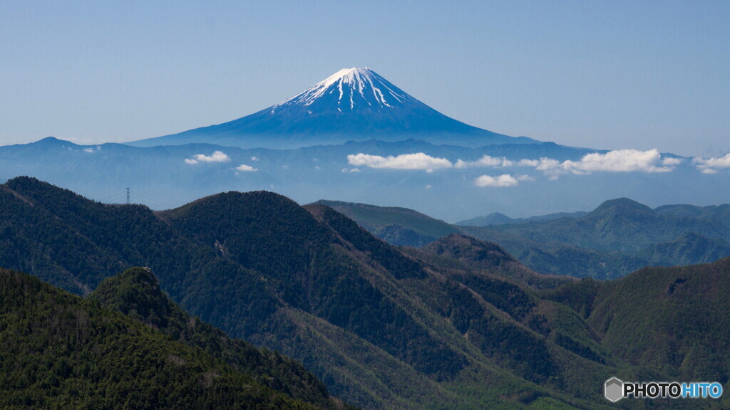 富士山もくっきり