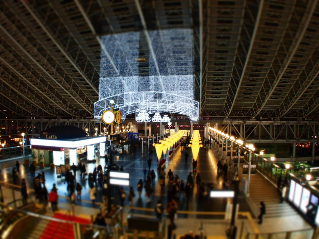 大阪駅イルミネーション　　　ジオラマ風