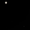中秋の名月と木星