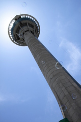 しゃぼんだま昇る