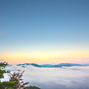 朝日と雲海