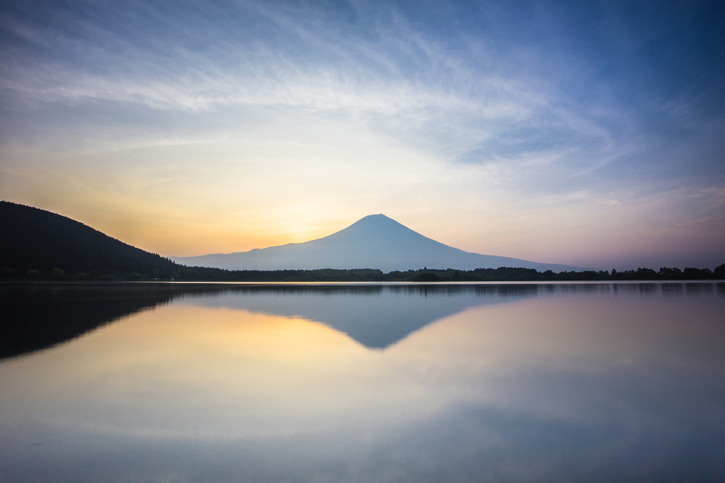 田貫湖からの富士山