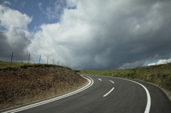 バイクのCMで出てきそうなカーブ